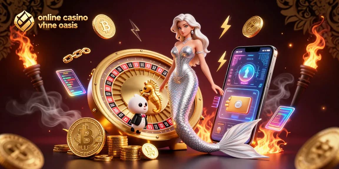Engage in thrilling gameplay at online casino ohne oasis, featuring elegant characters and cryptocurrency elements