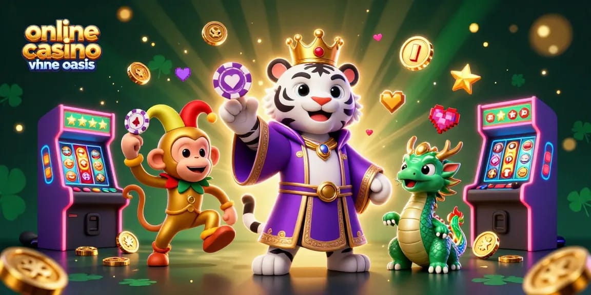 Engage in the vibrant world of online casino ohne oasis with animated characters and lively games.