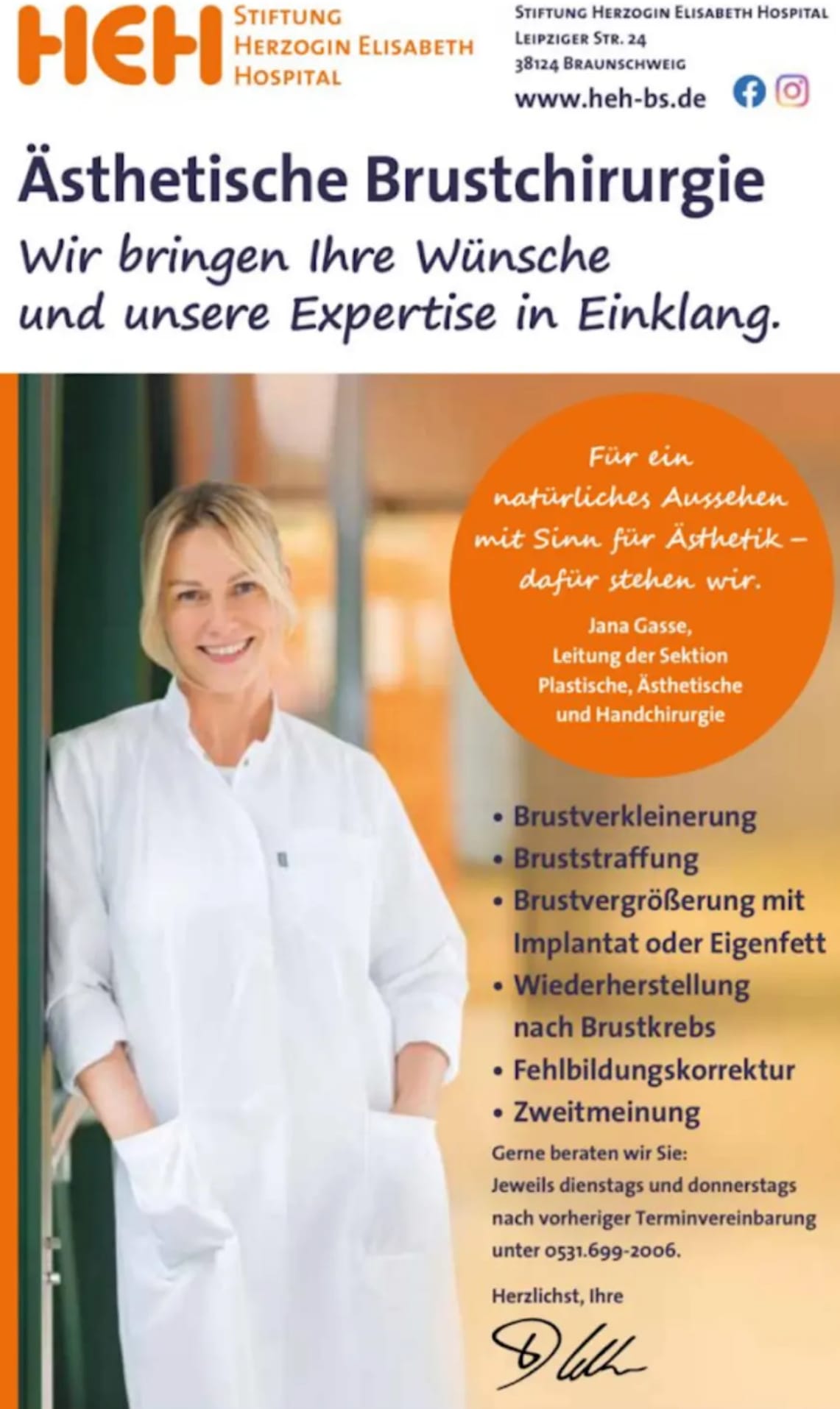 Ihr Spezialist für Veränderung – Schönheitschirurgie Braunschweig