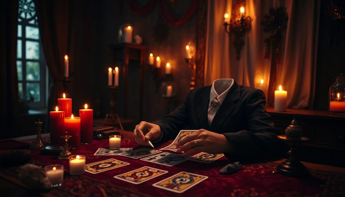 Hellseher online gibt faszinierende Einblicke in die Zukunft mit Tarotkarten und mystischen Symbolen.
