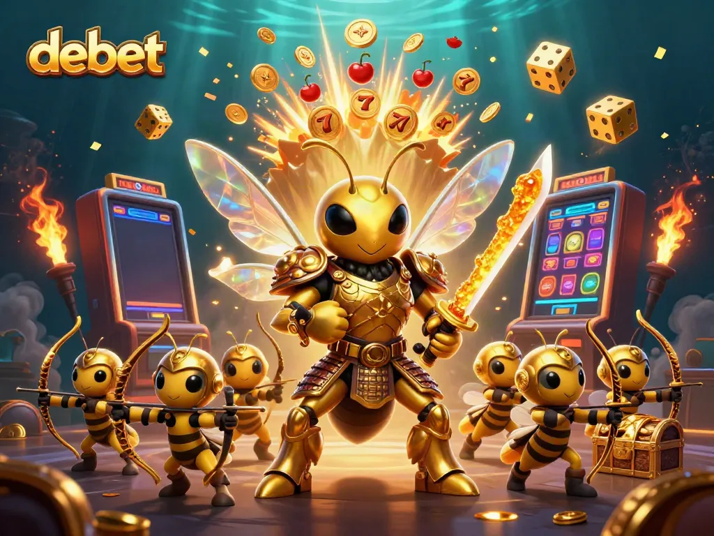 Experience the excitement of debet with a captivating game scene featuring dynamic elements and vibrant characters.