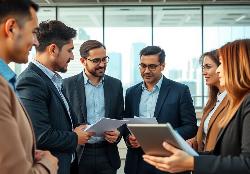 Headhunter Ingenieure beraten erfolgreich Ingenieure in einem modernen Büro